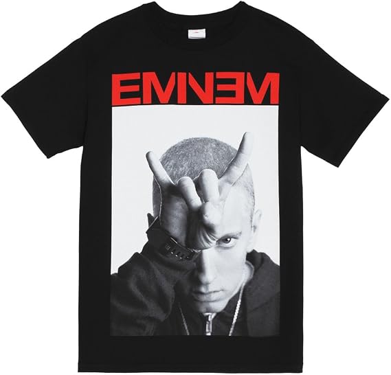 Eminem Devil Horns 2014 T-shirt - Black (Medium)