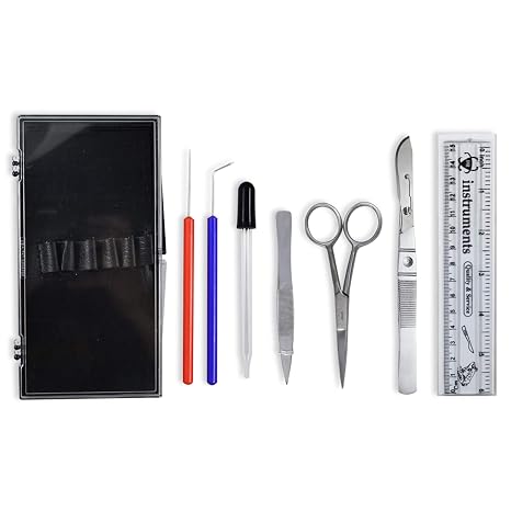 61PC Dissecting Kit w/Screw-Lock Scalpel Blade