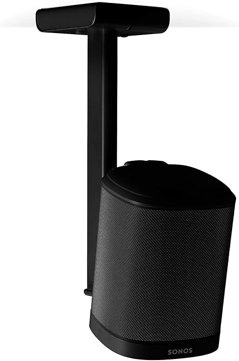 Flexson Ceiling Mount for Sonos One, One SL and Play1 - Black