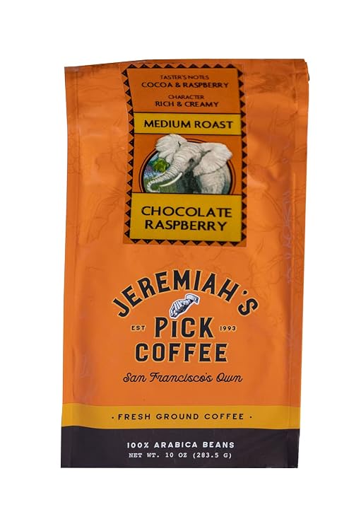 Chocolate Raspberry - Ground Coffee for Drip - 10oz, Caffeinated