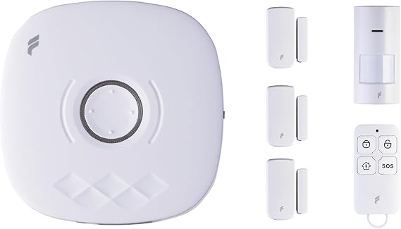 fonri Smart Practical Alarm Set; Smart Alarm, 3x Smart Door Window and 1x Smart Motion Sensor, Control, High Sound, 2 Years Warranty, Remote Control
