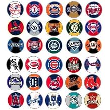 A&A MLB * Major League Baseball Prismatic Stickers Set of 30 Teams