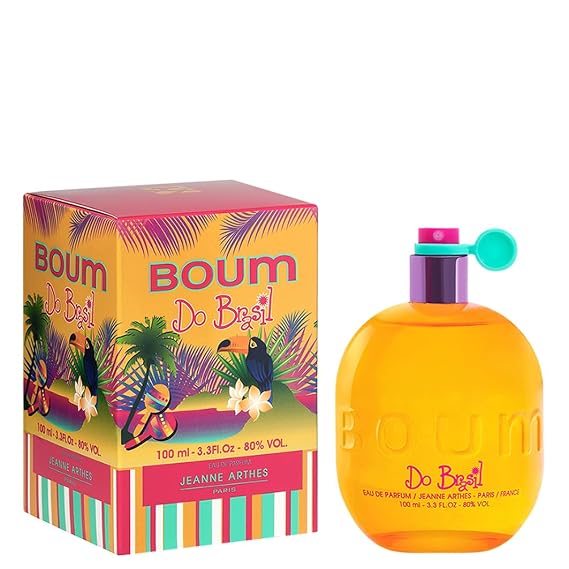 Jeanne Arthes - Boum Do Brazil Eau De Parfum - Spray Perfume for Women - Floral Scent - Notes of Coconut Water, Tangerine, and Tiare Flower - Made in France - 3.38 fl.oz