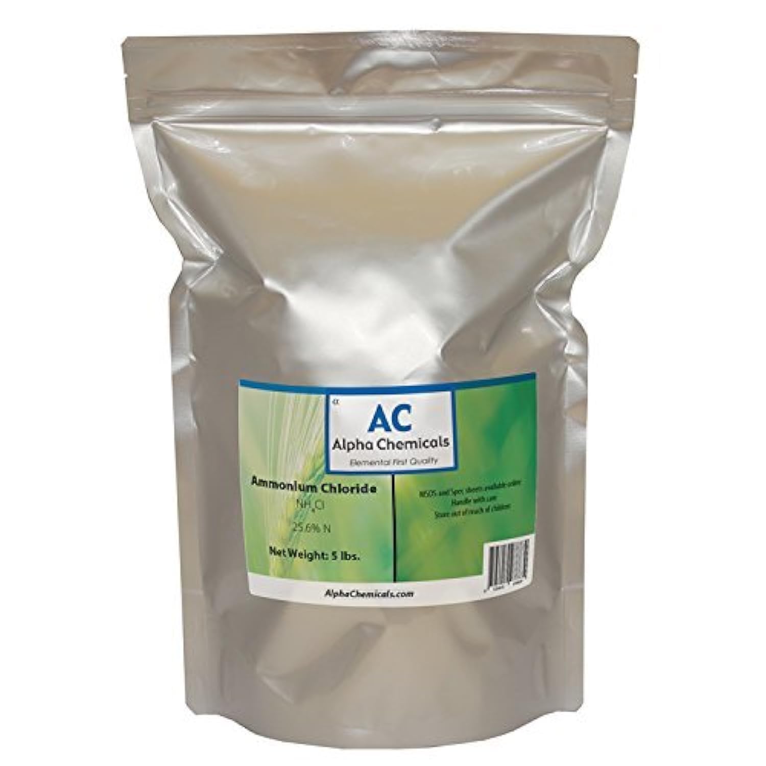 Ammonium Chloride - NH4Cl - 5 Pounds