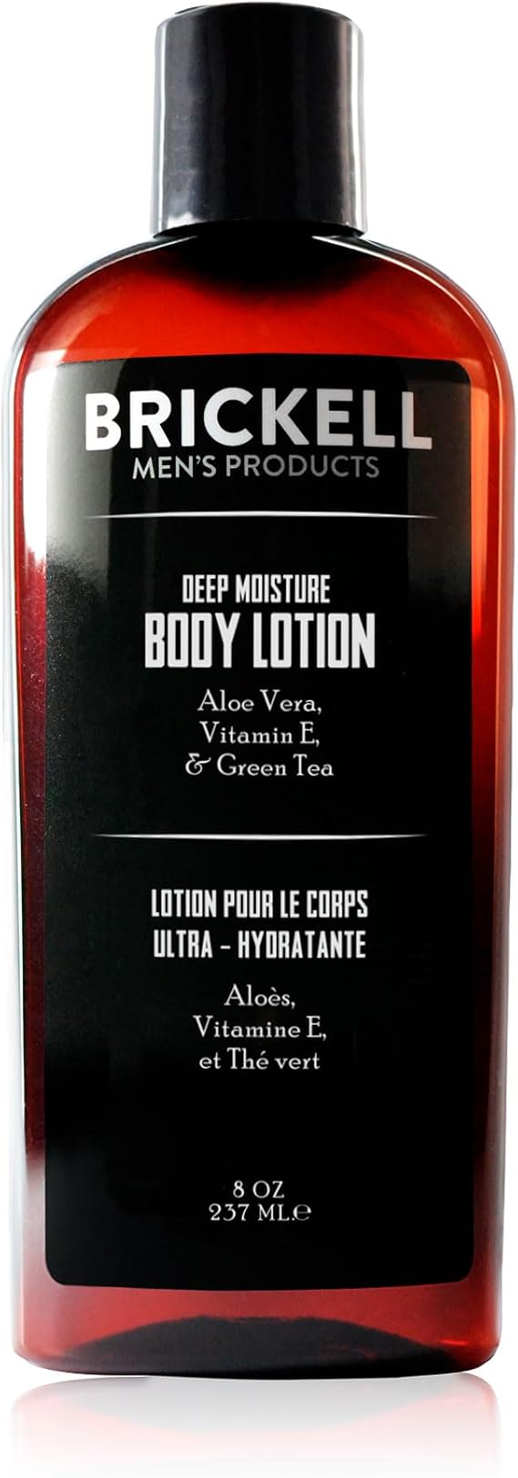 Brickell Men's Deep Moisture Body Lotion for Men, Natural and Organic Protects and Hydrates Dry Skin, 237 ml, Scented