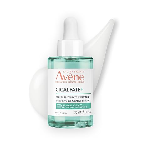 Avene Cicalfate+ Restorative Barrier Serum, Sensitive Skin, 1 fl oz | Pro-Vitamin B5, restores skin barrier in 1 day, soothes tightness, fragrance-free, sensitive & dry skin