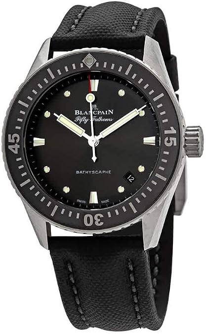 Blancpain Fifty Fathoms Bathyscaphe Automatic Men's Watch 5100B 1110 B52A