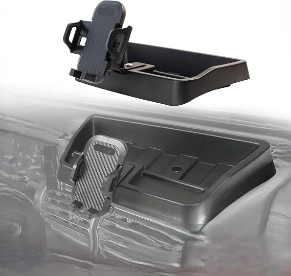 電話ホルダー Jeep Wrangler TJ 1997-2006対応 インテリアアクセサリー ダッシュボードマウント 携帯電話収納トレイ