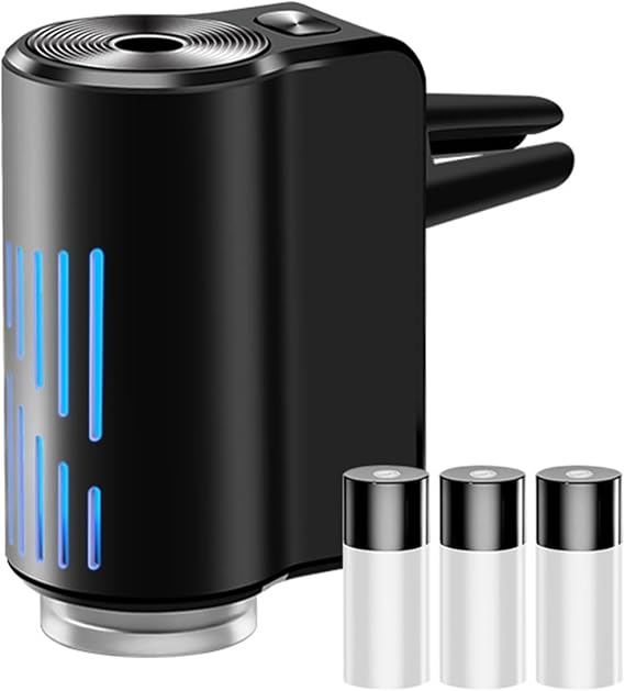 Car Air Freshener Diffuser Aromatizante para Carro with Volatile Oil Auto on Off Car Diffuser with Light Effect Interior Air
