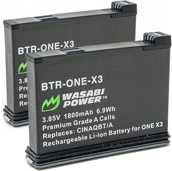 Wasabi Power Battery (2-Pack) for Insta360 X3
