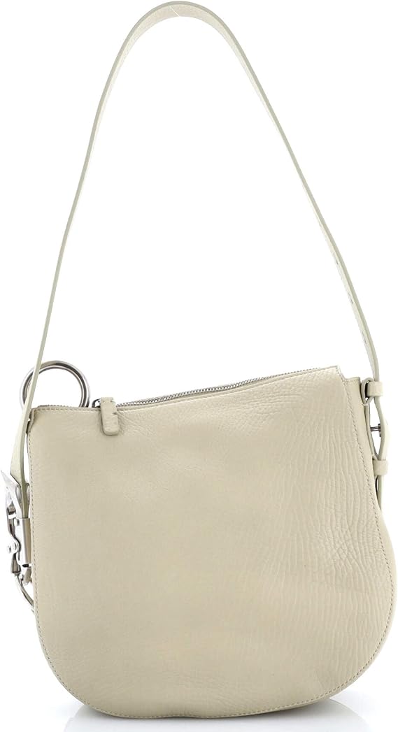 Pre-Loved Knight Shoulder Bag Leather Small, Green