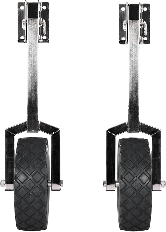 BRIS Boat Transom Launching Wheels 10" Solid Wheels