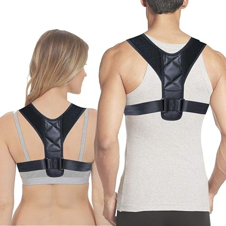 Ezone Posture Corrector For Men And Women, Back and Shoulder Support Correcting Brace Belt Men Women, For Clavicle Support