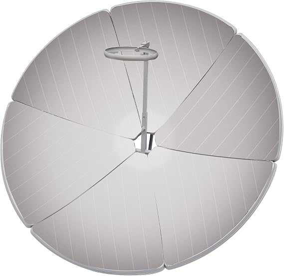 Portable Solar Cooker Sun Oven Camping Barbeque for Outdoor Camping Travel Carbon Steel Plate Solar Cooker Smoke Free Food Grade Solar Oven Focal Spot Temperature 800-1000C