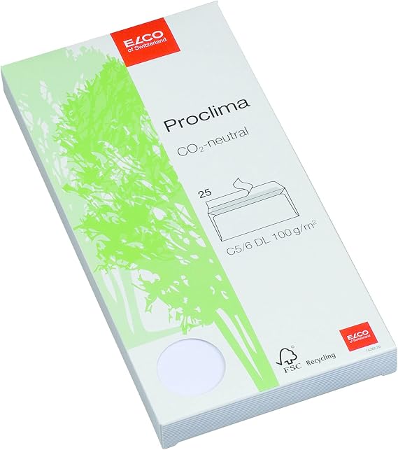 Elco C5/6 DLBox Proclima Envelope - White (Pack of 25)