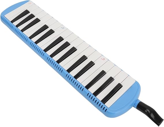 Melodica, Melodica 32 Classic Keys Multifunctional Stable for Student Performance (Blue)