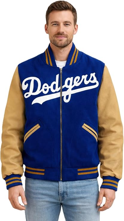 Dodgers Letterman Jacket for Men | Dodgers Jacket LA | dodgers jacket