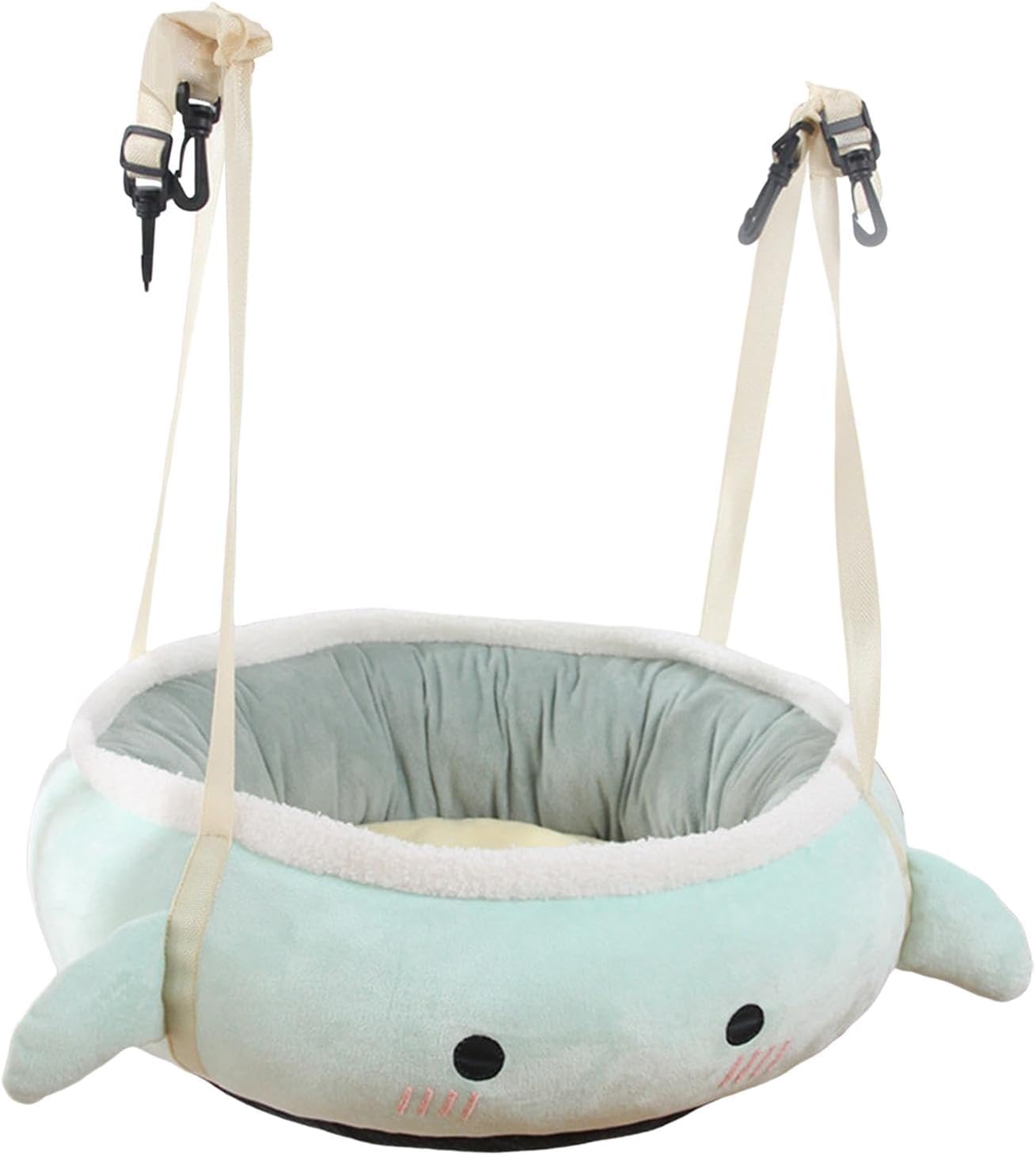 Cat Hanging Hammock Pet Cage Hammock Portable Breathable Plush Durable Cat Sleeping Bed Kitty Bed for Climbing Sleeping Indoor Outdoor, Dinosaur Small