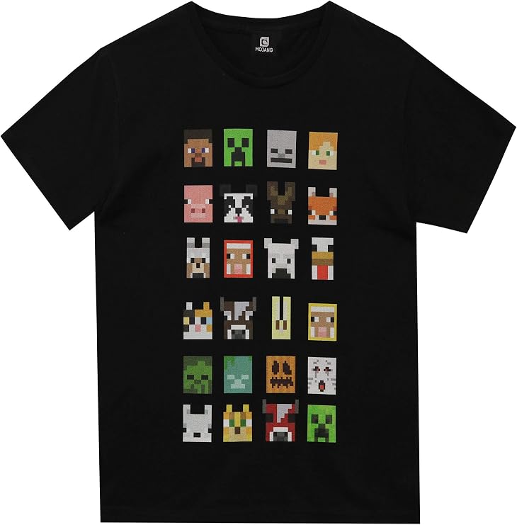 Minecraft Sprites Boys' T-Shirt Green