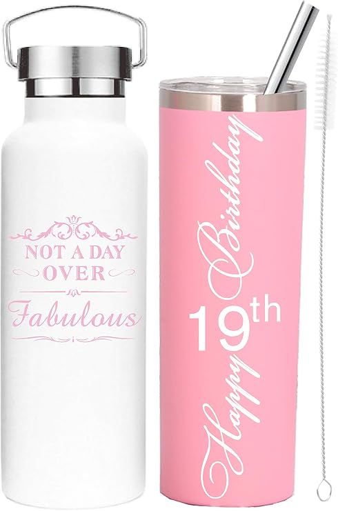 Gifts for 19th Birthday Girl, Gifts for 19 Year Old Girls, 19 Birthday Gift, 19 Birthday Gifts for Women, Girls 19th Birthday Present, 19th Birthday Gifts for Girls, 19th Birthday Tumbler