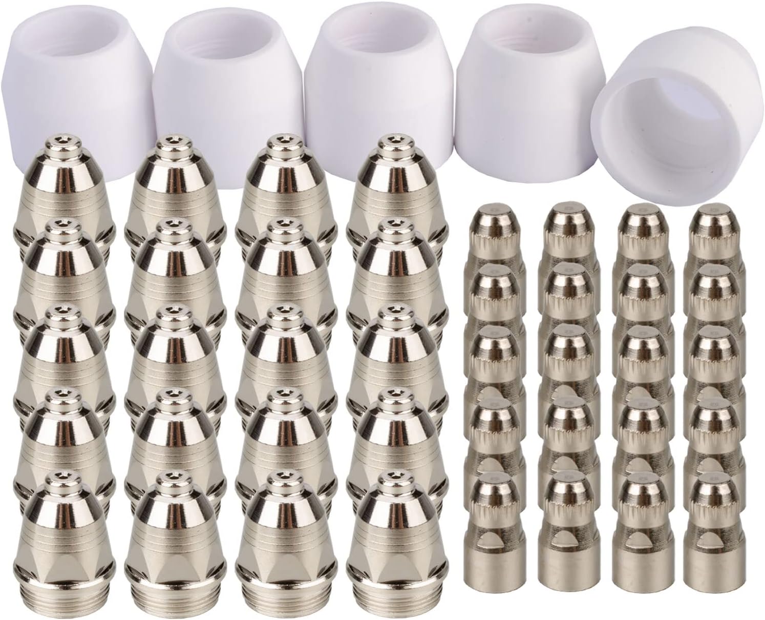 P80 Plasma Cutter Nozzle Electrodes Consumables 1.5 Tip 80Amp 45pcs Kit