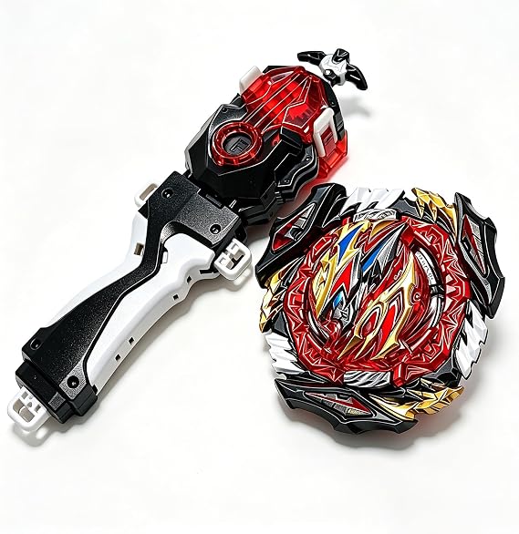 Desamvap Battling Tops Booster Dynamite B-197 Spinning Gyro Set With DB Custom LR Launcher and Grip, Spinning Tops Toys for Kids Children Boys