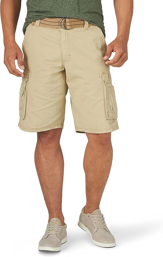 Lee Men's New Belted Wyoming Cargo Short Cargo Shorts
