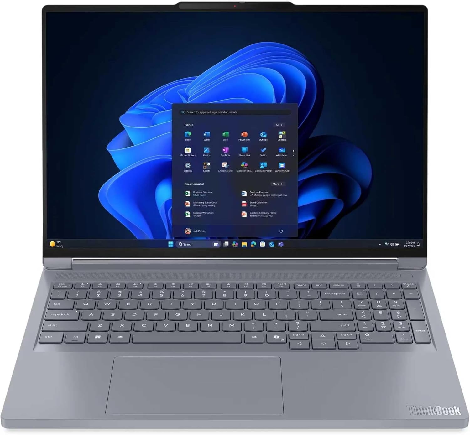 Lenovo ThinkBook 16P G6 ADR 21U00014TX Ryzen 9 8940HX 32 GB 512 GB SSD RTX5060 16 WQXGA Notebook