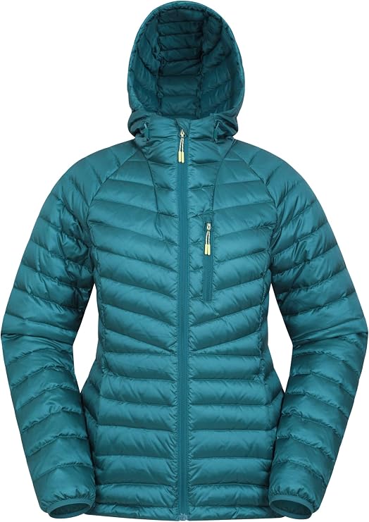 Mountain Warehouse Skyline Womens Hydrophobic Down Jacket - Coat Teal Womens Size 4 US