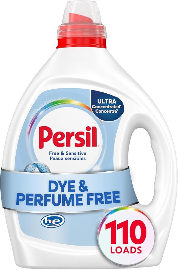 Persil Free & Sensitive Liquid Laundry Detergent, 110 Loads, 82.5 Fl Oz