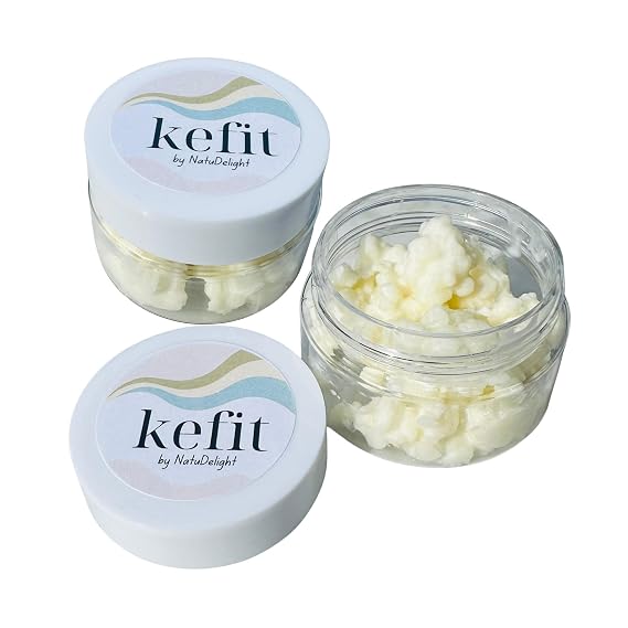 Kefit by NatuDelight. 2 TBSPS (60g) Live Active Milk Kefir Grains
