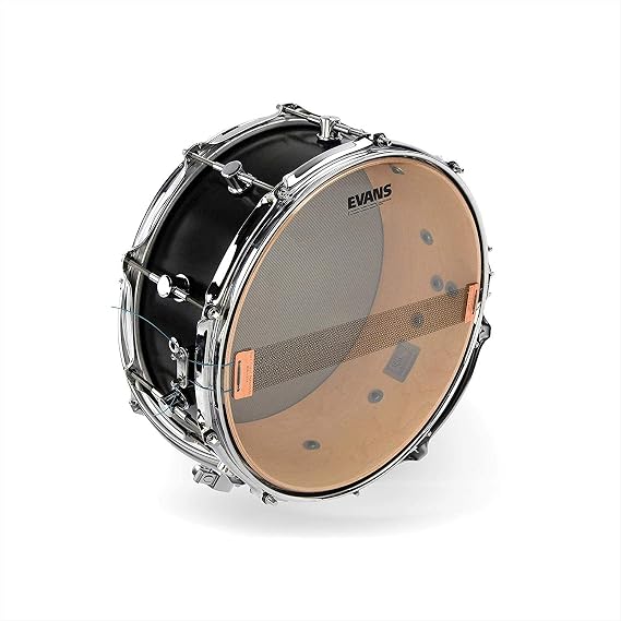 Evans Clear 500 Snare Side Drum Head - Single Ply 5mil Film Drumhead - Ideal for Deep Drums or Heavy Rock - 13 Inch
