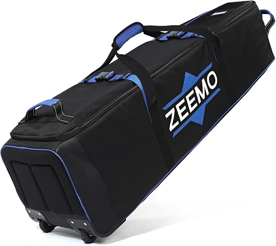 ZEEMO Full-Open Golf Travel Bag for Airlines, Wheeled Club Carrier Bag