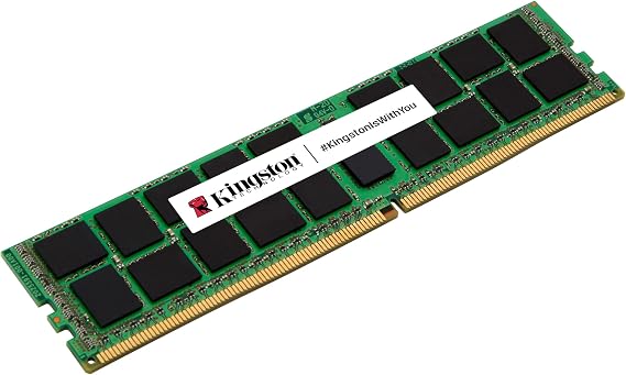 Kingston 64GB DDR4 SDRAM Memory Module - 64 GB - DDR4-3200/PC4-25600 DDR4 SDRAM - 3200 MHz Dual-Rank Memory - CL22-1.20 V - ECC - Registered - 288-pin - DIMM