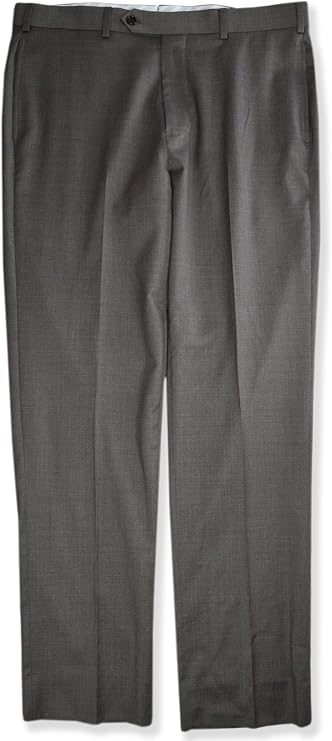 Brooks Brothers Mens Regular Fit Flat Front Reda Wool Blend Pants,