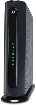 Motorola MG7540 Cable Modem WiFi Router Combo | Approved by Comcast Xfinity, Cox, Spectrum | Plans Up to 300 Mbps | AC1600 WiFi Speed | DOCSIS 3.0