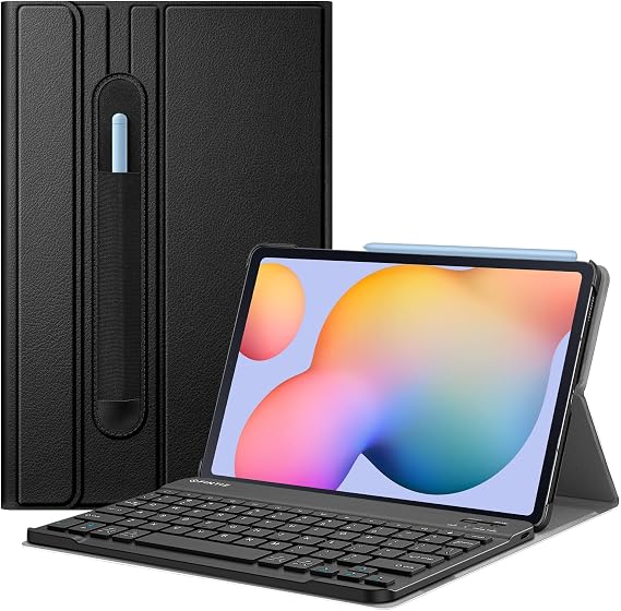 FINTIE Keyboard Case for Samsung Galaxy Tab S6 Lite 10.4 Inch, Black