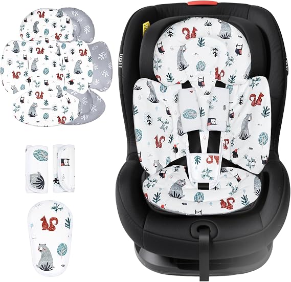 KAKIBLIN Infant Car Seat Insert, Car Seat Head Support for Infant