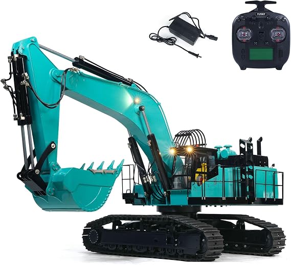 TOUCAN RC HOBBY 1/8 Scale RC Metal Hydraulic Heavy Excavator PC1250 Huge Construction Vehicle for Adult