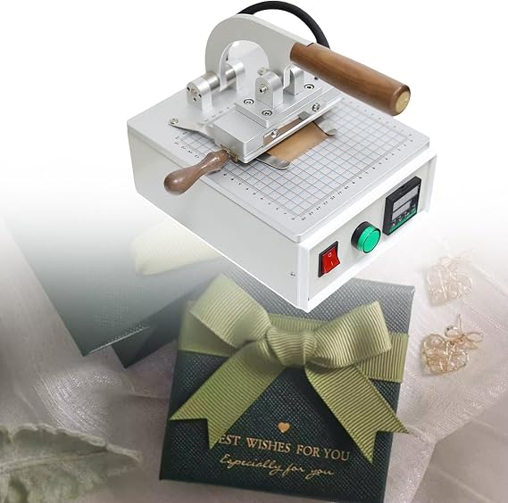 Hot Foil Stamping Machine, 200 W Manual Leather Hot Stamp Embosser