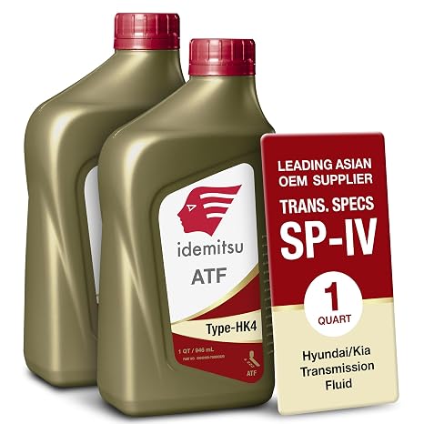 Idemitsu ATF Type HK4 Transmission Fluid for Hyundai, Kia 1 Qt, 2 Pack