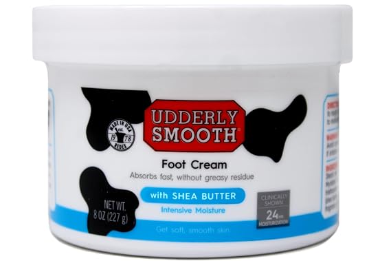 Udderly Smooth Foot Cream with Shea Butter 8 oz