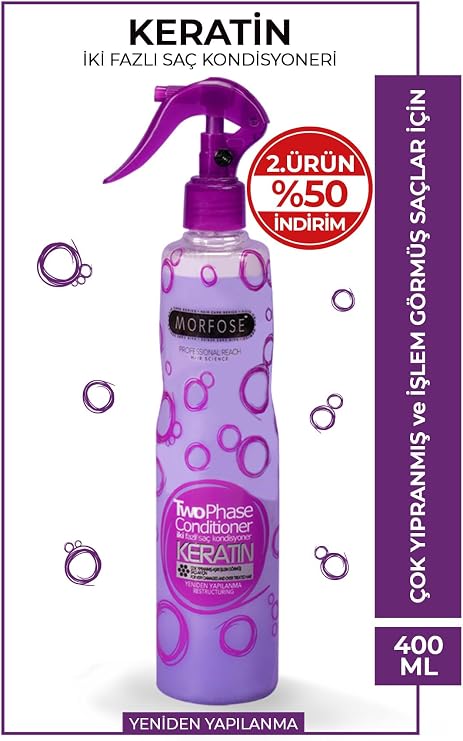 MORFOSE Keratin Içerikli Fön Suyu Mor 400 Ml