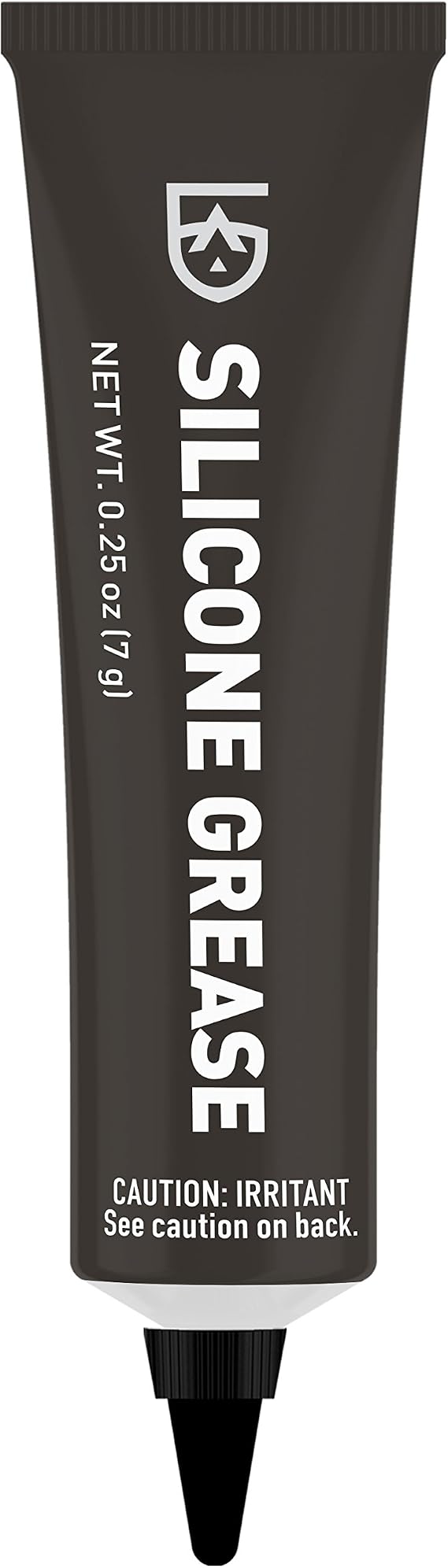 GEAR AID Silicone Grease, Rubber Conditioner and Lubricant for Dive Gear, 0.25 oz