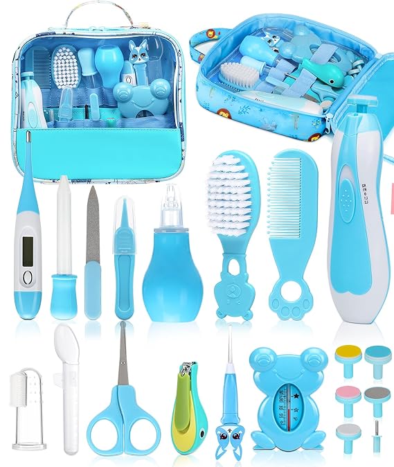 YASEW Baby Grooming Kit with Electric Nail Trimmer, Newborn Essentials