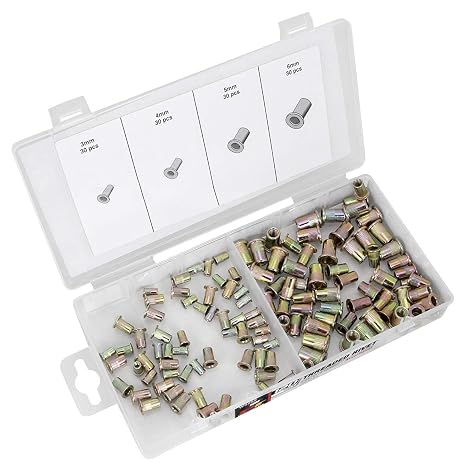 Wilmar PMW5252 Metric Threaded Rivet - 120 Piece