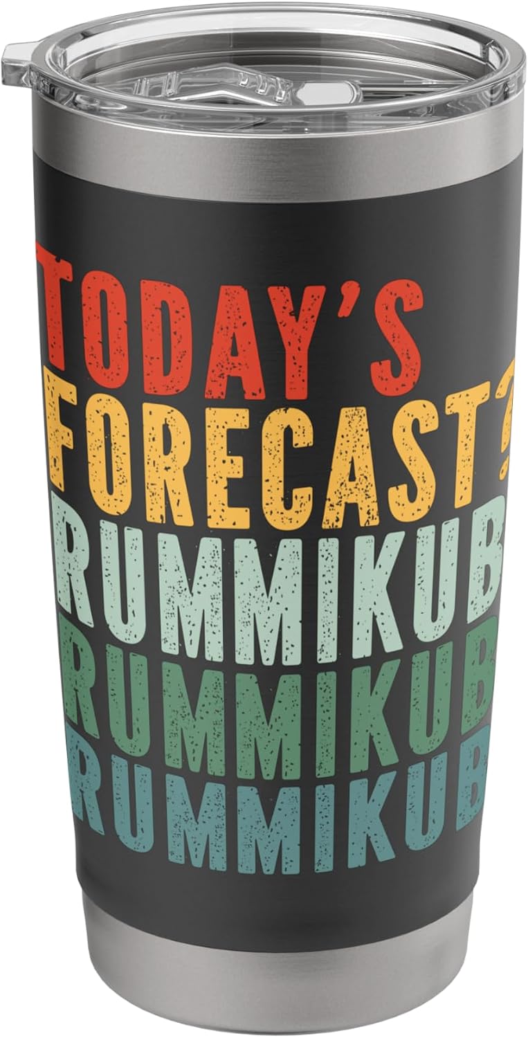 Todays Forecast? Rummikub Rummikub Rummikub Stainless Steel Insulated Tumbler