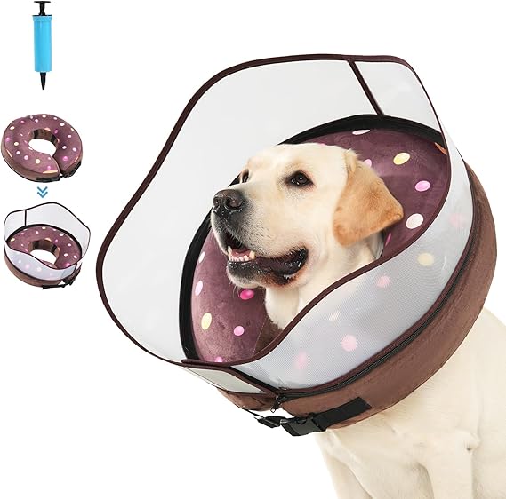 Avont 2-in-1 Dog Cone M+ Donut Shield