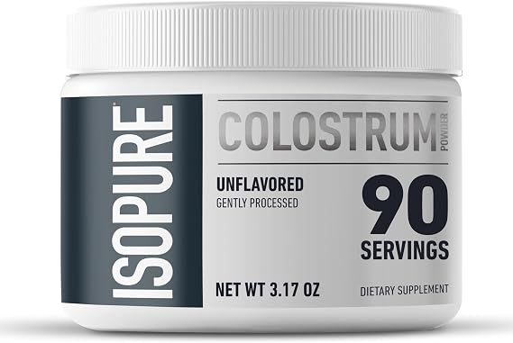 Isopure Bovine Colostrum Supplement Powder, Unflavored