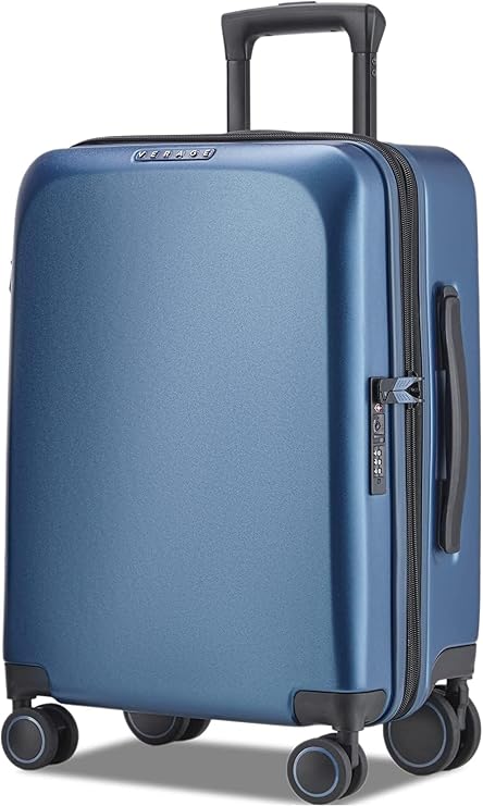 Verage Freeland Large Luggage with X-Large Spinner Wheels, Expandable Hardside Travel Luggage, Rolling Suitcase TSA Approved (29-Inch, Blue)